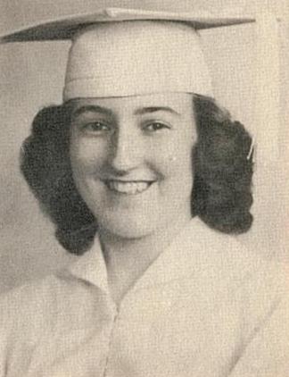 Sister Anna Marie Evans graduation photo, alumnae from the Notre Dame Academy catholic all-girls school in Covington, Northern Kentucky