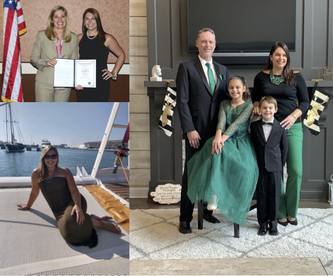 Shannon Berry and her family, alumnae from the Notre Dame Academy catholic all-girls school in , Northern Kentucky.