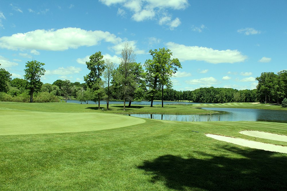 A view of the golf course for the Notre Dame Academy Golf Outing Athletic Fundraiser.