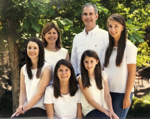 Lisa Wintersheimer Michael and her family, alumnae from the Notre Dame Academy catholic all-girls school in Covington, Northern Kentucky