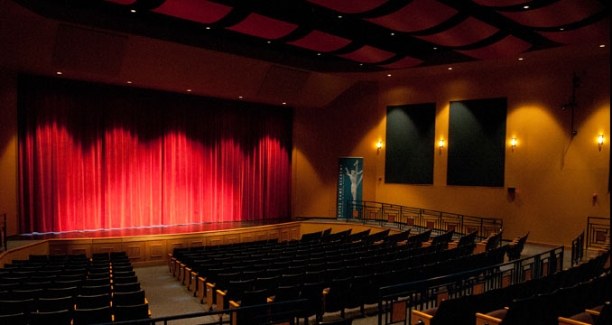 The performing arts theater at Notre Dame Academy catholic all-girls school in Covington, Northern Kentucky.